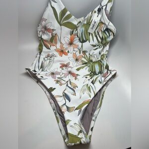 Floral Kids One Piece Swimsuit